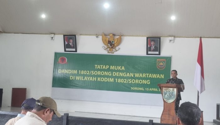 Komandan Kodim 1802/Sorong: Pers adalah Mitra Strategis TNI