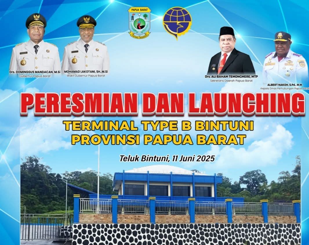 Terminal Baru Bintuni Siap Beroperasi 11 Juni, Sambut HUT Kabupaten