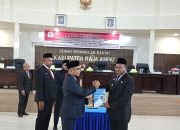 Ketua DPRK Raja Ampat Tutup Paripurna,Raperda APBD 2025 Resmi Disahkan