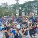 Ratusan Masyarakat Padati Nobar Piala Dunia di Batalion 762/VYS